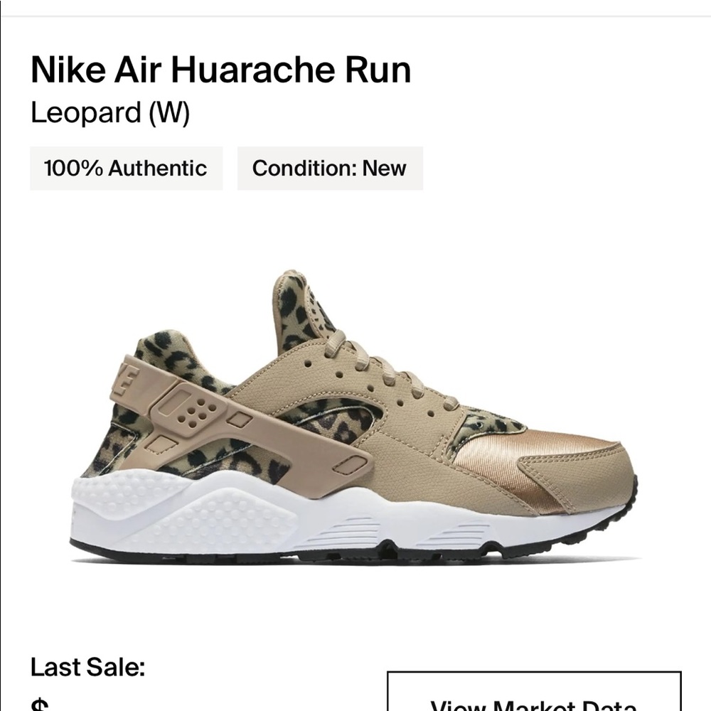 Nike Air Huarache “Leopard” Womens 9